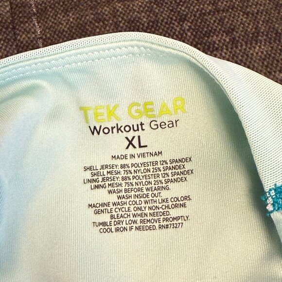 Tek Gear - Women's Ultrastretch Medium Support Zip Front Sports Bra - Size XL - Picture 4 of 4